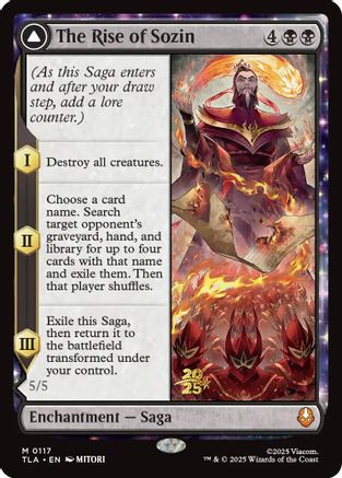 The Rise of Sozin  [Foil]  (PRE-117) - [Prerelease Cards] - Trinity Hobby
