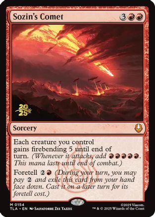 Sozin's Comet  [Foil]  (PRE-154) - [Prerelease Cards] - Trinity Hobby