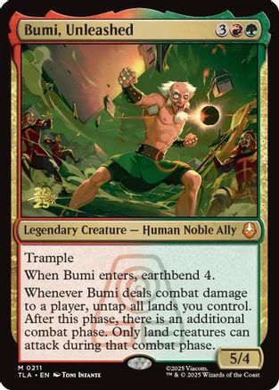 Bumi, Unleashed  [Foil]  (PRE-211) - [Prerelease Cards] - Trinity Hobby