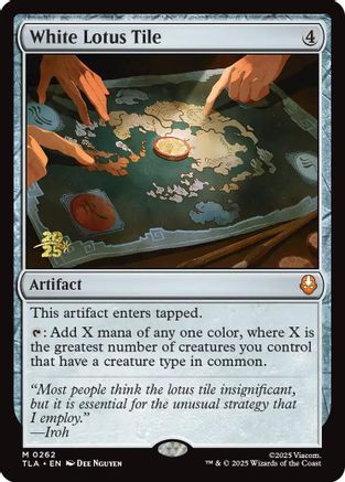 White Lotus Tile  [Foil]  (PRE-262) - [Prerelease Cards] - Trinity Hobby