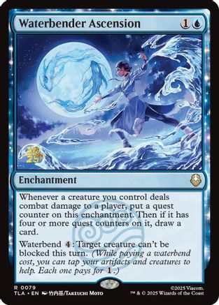 Waterbender Ascension  [Foil]  (PRE-079) - [Prerelease Cards] - Trinity Hobby