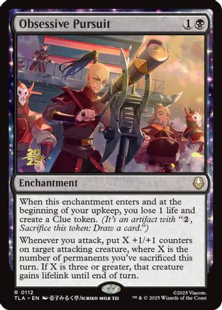 Obsessive Pursuit  [Foil]  (PRE-112) - [Prerelease Cards] - Trinity Hobby