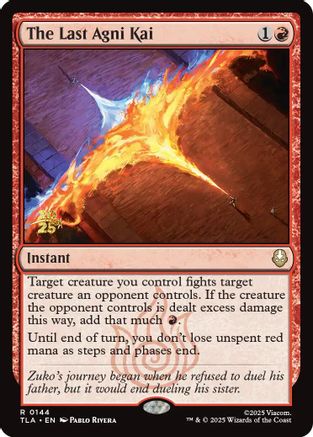 The Last Agni Kai  [Foil]  (PRE-144) - [Prerelease Cards] - Trinity Hobby