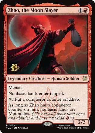 Zhao, the Moon Slayer  [Foil]  (PRE-162) - [Prerelease Cards] - Trinity Hobby