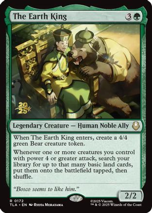 The Earth King  [Foil]  (PRE-172) - [Prerelease Cards] - Trinity Hobby