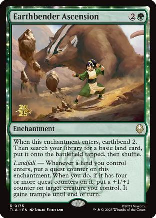 Earthbender Ascension  [Foil]  (PRE-175) - [Prerelease Cards] - Trinity Hobby