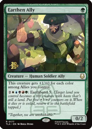 Earthen Ally  [Foil]  (PRE-177) - [Prerelease Cards] - Trinity Hobby
