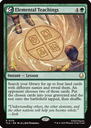 Elemental Teachings  [Foil]  (PRE-178) - [Prerelease Cards] - Trinity Hobby