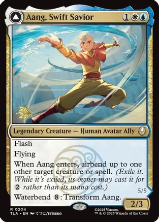 Aang, Swift Savior  [Foil]  (PRE-204) - [Prerelease Cards] - Trinity Hobby