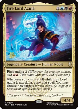 Fire Lord Azula  [Foil]  (PRE-220) - [Prerelease Cards] - Trinity Hobby
