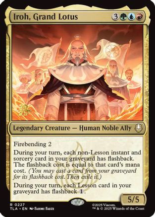 Iroh, Grand Lotus  [Foil]  (PRE-227) - [Prerelease Cards] - Trinity Hobby