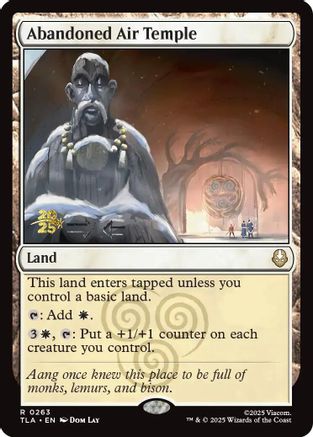 Abandoned Air Temple  [Foil]  (PRE-263) - [Prerelease Cards] - Trinity Hobby
