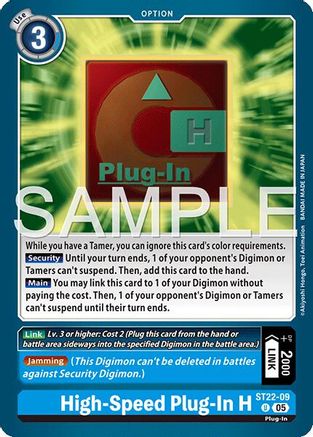 High-Speed Plug-In H (ST22-09) - [Starter Deck 22: Amethyst Mandala Advanced Deck Set]