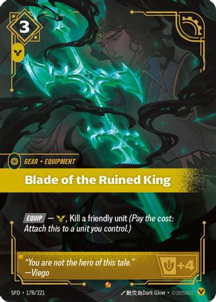 Blade of the Ruined King (178/221) - Spiritforged Foil - Trinity Hobby