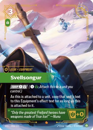 Svellsongur (059/221) - Spiritforged Foil - Trinity Hobby