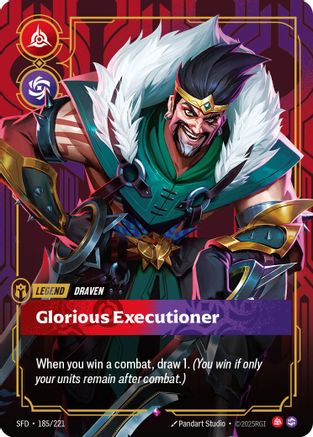 Draven - Glorious Executioner (185/221) - Spiritforged Foil - Trinity Hobby
