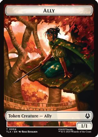 Ally (0004) // Clue (0015) Double-Sided Token  (TLA-4 // 15) - [Avatar: The Last Airbender] - Trinity Hobby