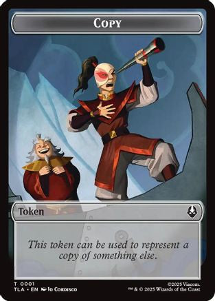 Copy (0001) // Spirit Double-Sided Token  [Foil]  (TLA-1 // 3) - [Avatar: The Last Airbender] - Trinity Hobby