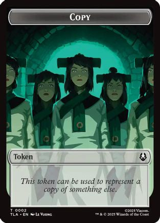 Copy (0002) // Soldier (0011) Double-Sided Token  (TLA-2 // 11) - [Avatar: The Last Airbender] - Trinity Hobby