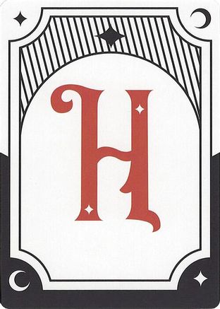 Letter Card - H  (SLC-) - [Secret Lair Countdown Kit] - Trinity Hobby