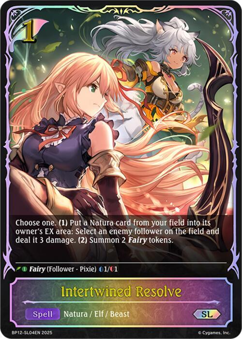Intertwined Resolve (SL) - BP12: Worldreaver’s Descent (BP12-SL04EN) - Trinity Hobby