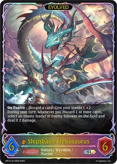 Shipsbane Plesiosaurus (Evolved) (SL) - BP12: Worldreaver’s Descent (BP12-SL15EN) - Trinity Hobby