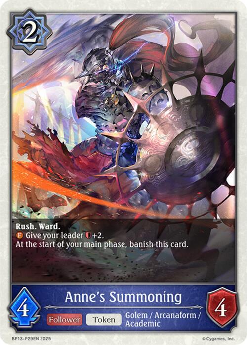 Anne's Summoning - P29 (Foil) - BP13: Dominion of Darkness (BP13) - Trinity Hobby
