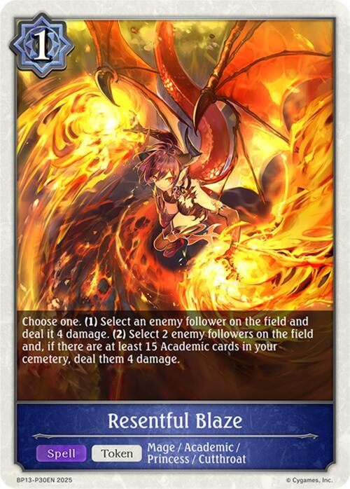 Resentful Blaze - P30 (Foil) - BP13: Dominion of Darkness (BP13) - Trinity Hobby