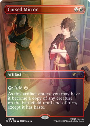 Cursed Mirror (Rainbow Foil)  [Foil]  (SLD-2308) - [Secret Lair Drop Series] - Trinity Hobby