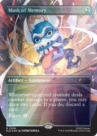 Mask of Memory (Rainbow Foil)  [Foil]  (SLD-2309) - [Secret Lair Drop Series] - Trinity Hobby
