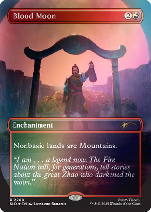 Blood Moon (Rainbow Foil)  [Foil]  (SLD-2288) - [Secret Lair Drop Series] - Trinity Hobby