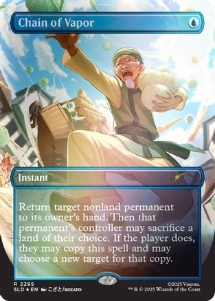 Chain of Vapor (Rainbow Foil)  [Foil]  (SLD-2295) - [Secret Lair Drop Series] - Trinity Hobby