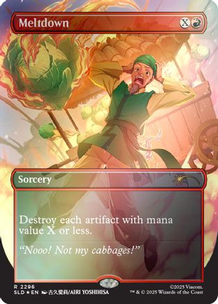 Meltdown (Rainbow Foil)  [Foil]  (SLD-2296) - [Secret Lair Drop Series] - Trinity Hobby