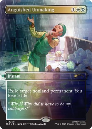 Anguished Unmaking (2298) (Rainbow Foil)  [Foil]  (SLD-2298) - [Secret Lair Drop Series] - Trinity Hobby
