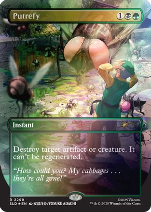 Putrefy (Rainbow Foil)  [Foil]  (SLD-2299) - [Secret Lair Drop Series] - Trinity Hobby