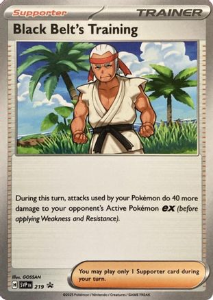 Black Belt's Training - (219) [SV Scarlet & Violet Promo Cards] - Trinity Hobby