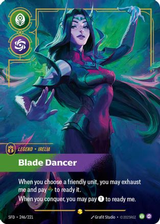 Irelia - Blade Dancer (Overnumbered) (246/221) - Spiritforged Foil - Trinity Hobby