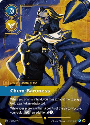 Renata Glasc - Chem-Baroness (Overnumbered) (249/221) - Spiritforged Foil - Trinity Hobby