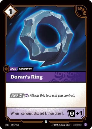 Doran's Ring (124/221) - Spiritforged Foil - Trinity Hobby