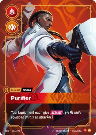 Lucian - Purifier (183/221) - Spiritforged Foil - Trinity Hobby
