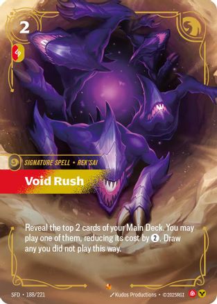 Void Rush (188/221) - Spiritforged Foil - Trinity Hobby
