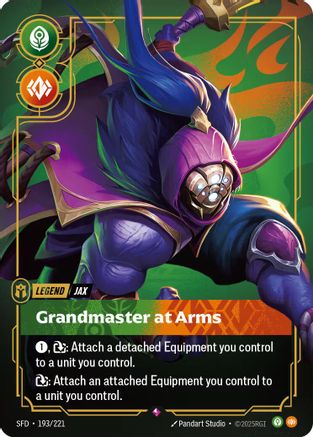Jax - Grandmaster At Arms (193/221) - Spiritforged Foil - Trinity Hobby