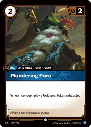 Plundering Poro (069/221) - Spiritforged Foil - Trinity Hobby