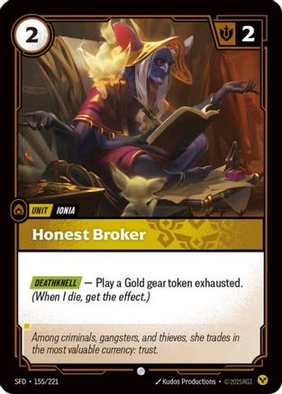 Honest Broker (155/221) - Spiritforged - Trinity Hobby