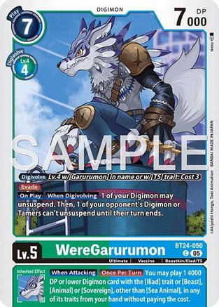 WereGarurumon (BT24-050) - [Time Stranger] - Trinity Hobby
