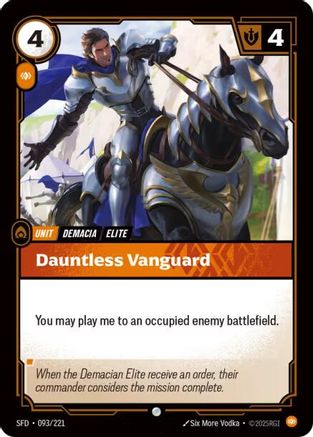 Dauntless Vanguard (093/221) - Spiritforged Foil - Trinity Hobby