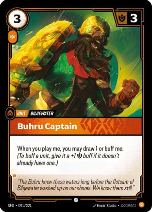 Buhru Captain (091/221) - Spiritforged Foil - Trinity Hobby