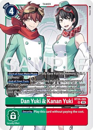 Dan Yuki & Kanan Yuki (BT24-085) - [Time Stranger] Foil - Trinity Hobby