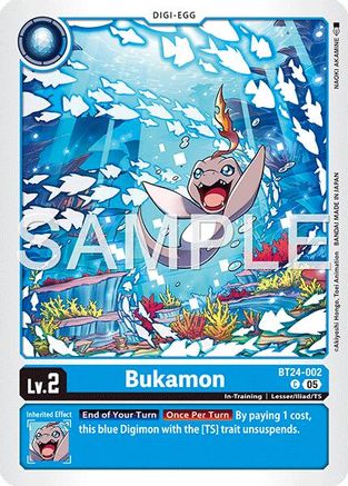 Bukamon (BT24-002) - [Time Stranger] - Trinity Hobby