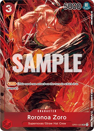 Roronoa Zoro (025) (Parallel) (OP01-025) - [Romance Dawn] Foil - Trinity Hobby